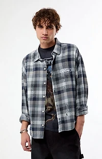 FORD Logo Flannel Long Sleeve Shirt