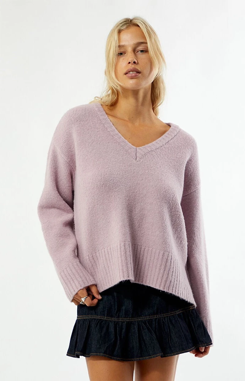 Your Favorite Elin V-Neck Oversized Sweater