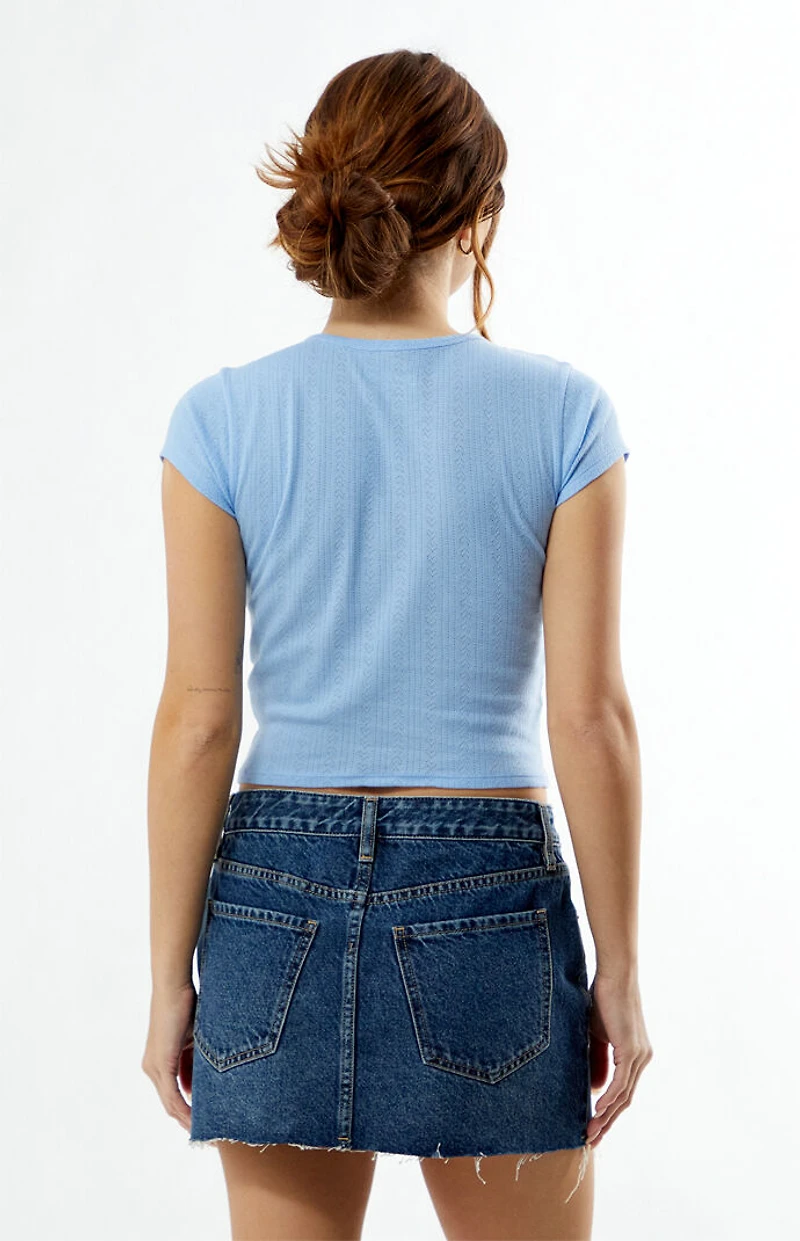 Your Favorite Best Day Pointelle T-Shirt