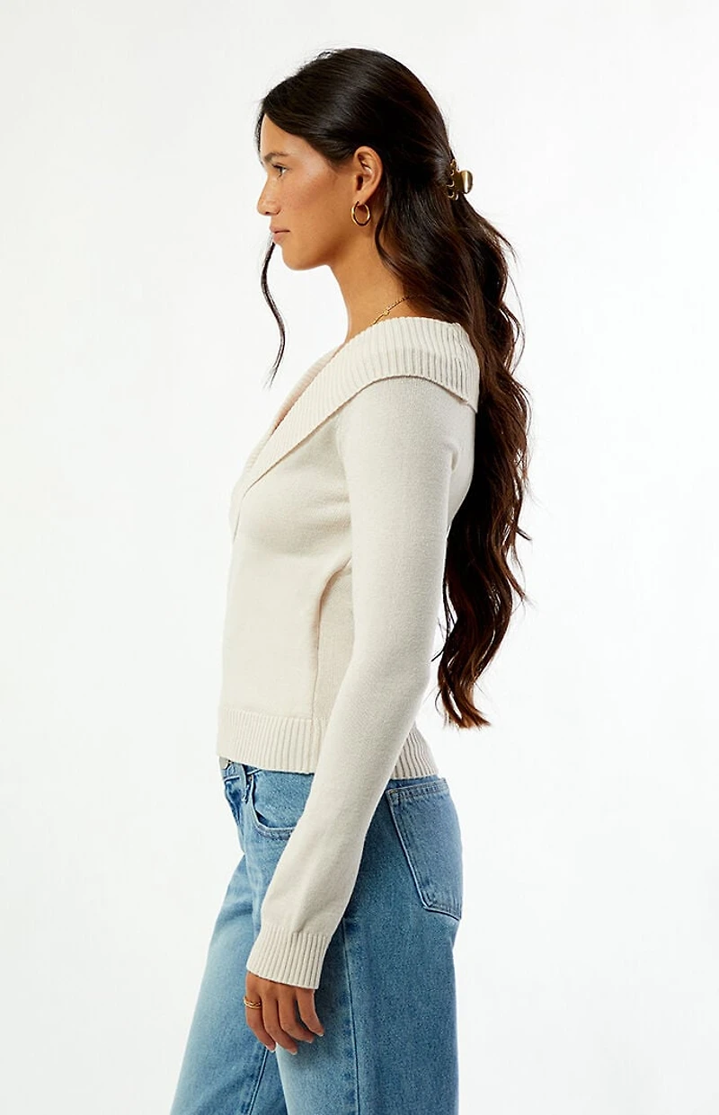 Beverly and Beck Kirsten Wrap Sweater