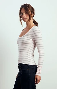 Beverly and Beck Lily Long Sleeve Top