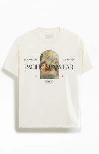 Pacsun Cream Pacific Sunwear Renaissance Oversized T-Shirt