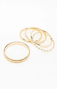Pacsun Evelyn Metal Bangle Set
