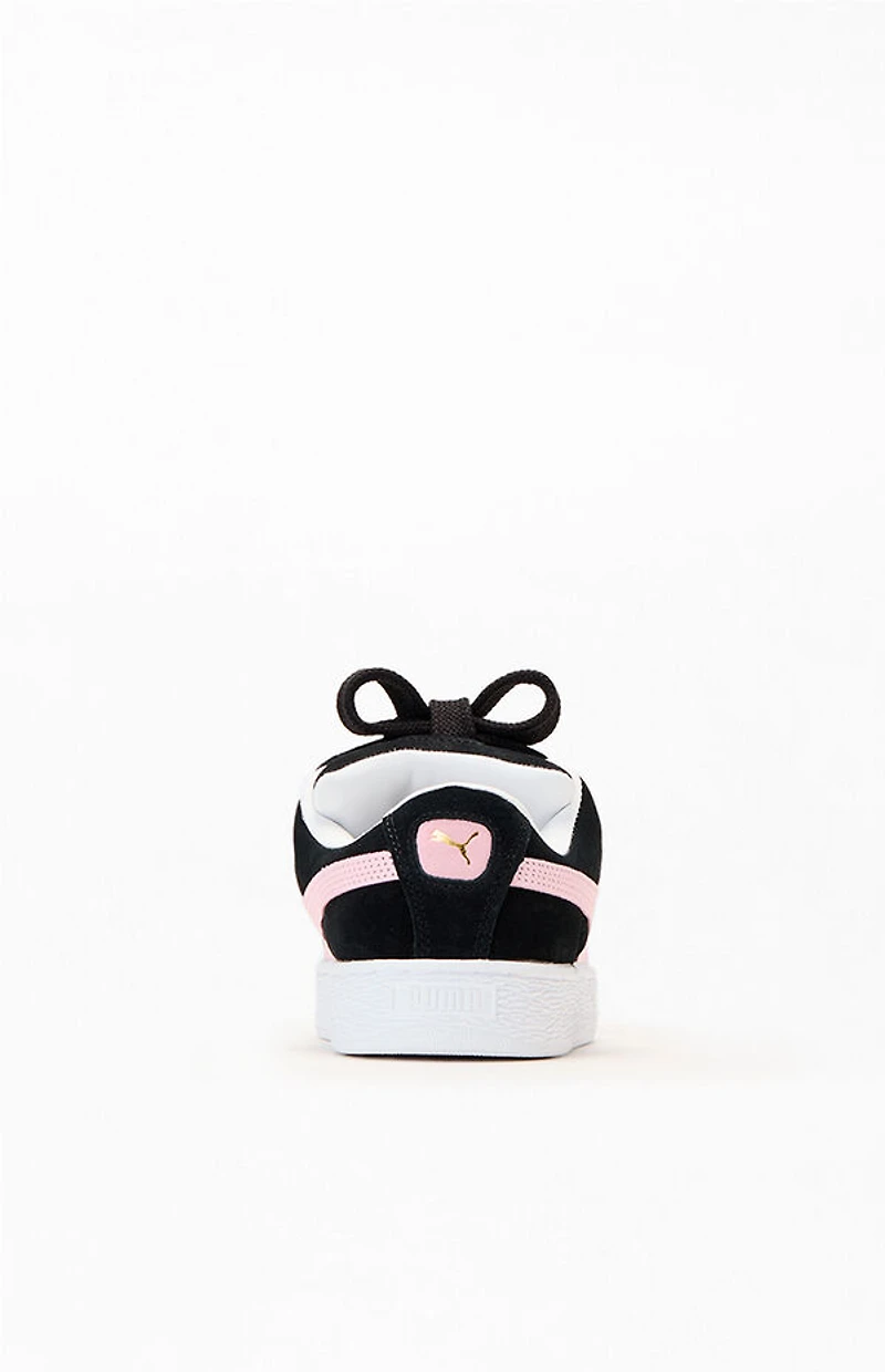 Puma Women's Black & Pink Suede XL Sneakers