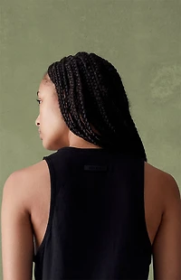 Fear of God ESSENTIALS Women's Jet Black Core Tank Top