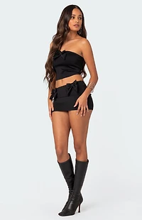 Edikted Gabriella Bow Mini Skirt