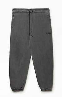 A.R.C. Black Fleece Jogger Sweatpants