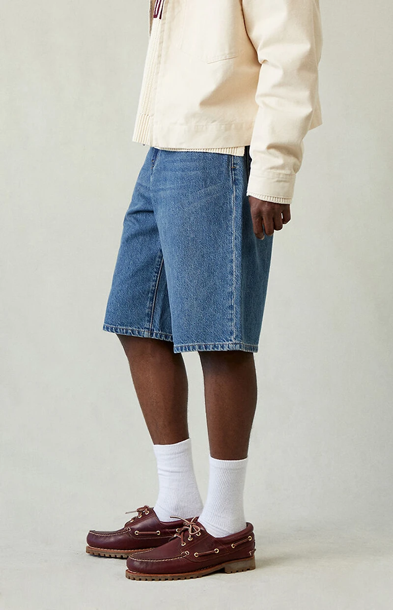 Pacsun Dark Indigo Extreme Baggy Denim Shorts