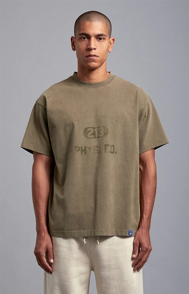 A.R.C. Green Larchmont Vintage Wash Heavyweight T-Shirt