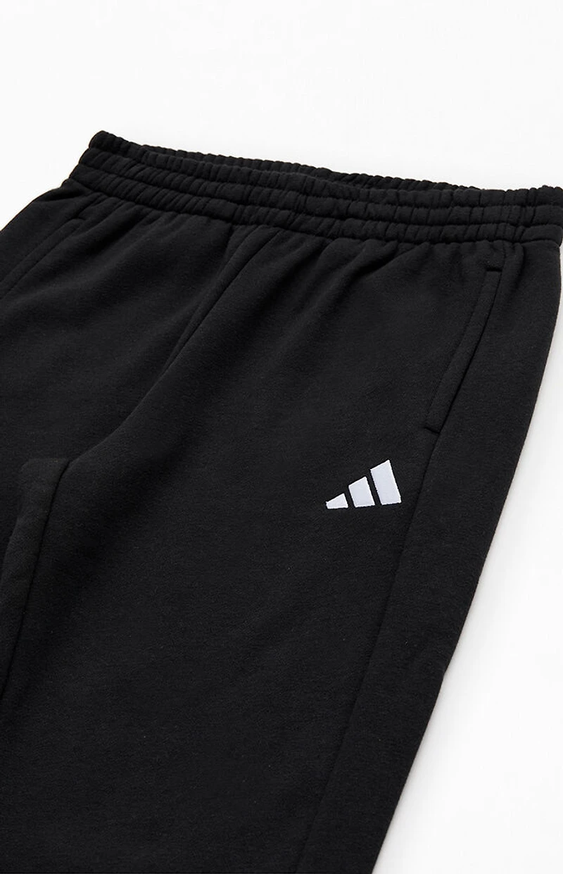 adidas Kids Black Minimal Logo Jogger Sweatpants