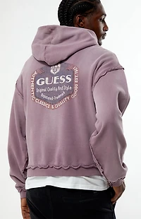 GUESS Originals Purple Classic Boxy Hoodie