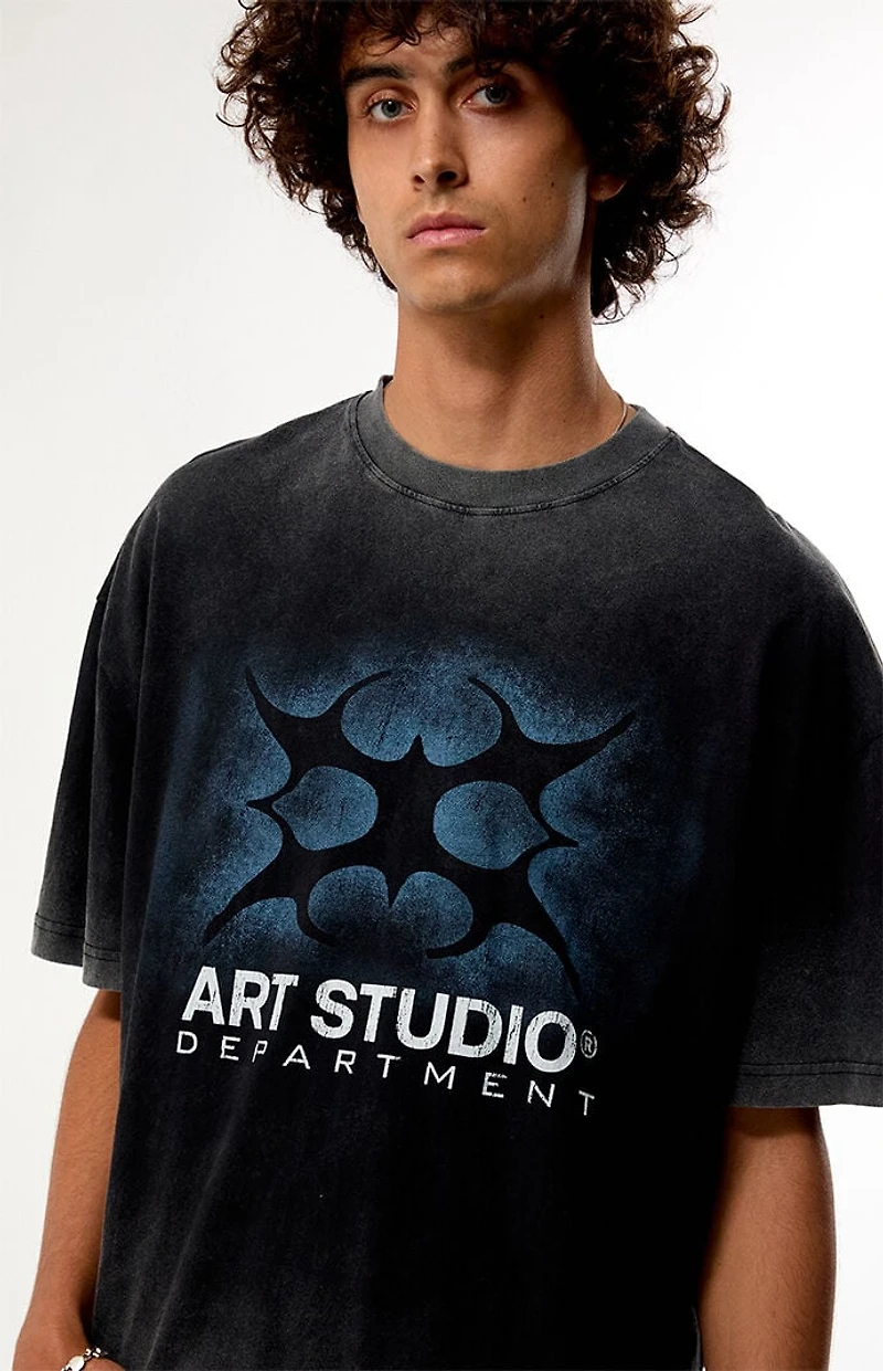 Pacsun Art Studio Cropped Boxy T-Shirt