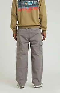 Pacsun Stretch Gray Baggy Cargo Pants