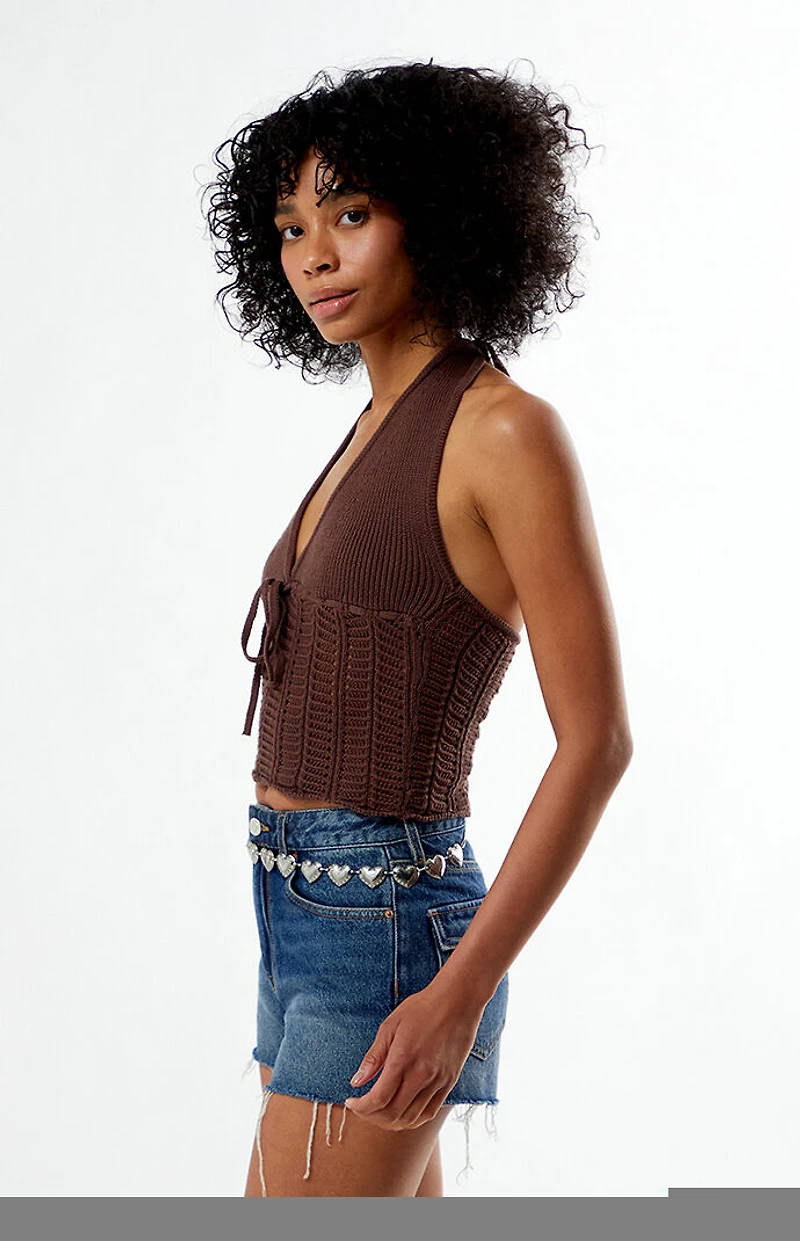 Your Favorite Kelli Knit Halter Top