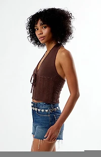 Your Favorite Kelli Knit Halter Top