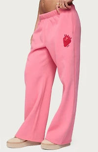 Edikted Strawberry Babe Sweatpants