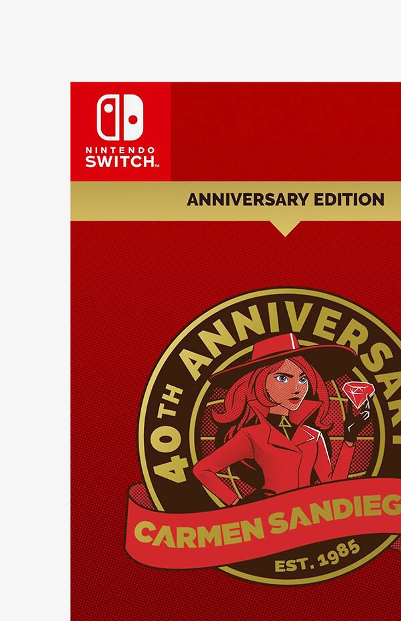 Carmen Sandiego 40th Anniversary Edition Nintendo Switch Video Game