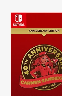Carmen Sandiego 40th Anniversary Edition Nintendo Switch Video Game