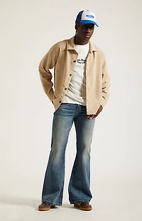 Pacsun Jordan Baggy Bootcut Jeans Medium Blue Tint