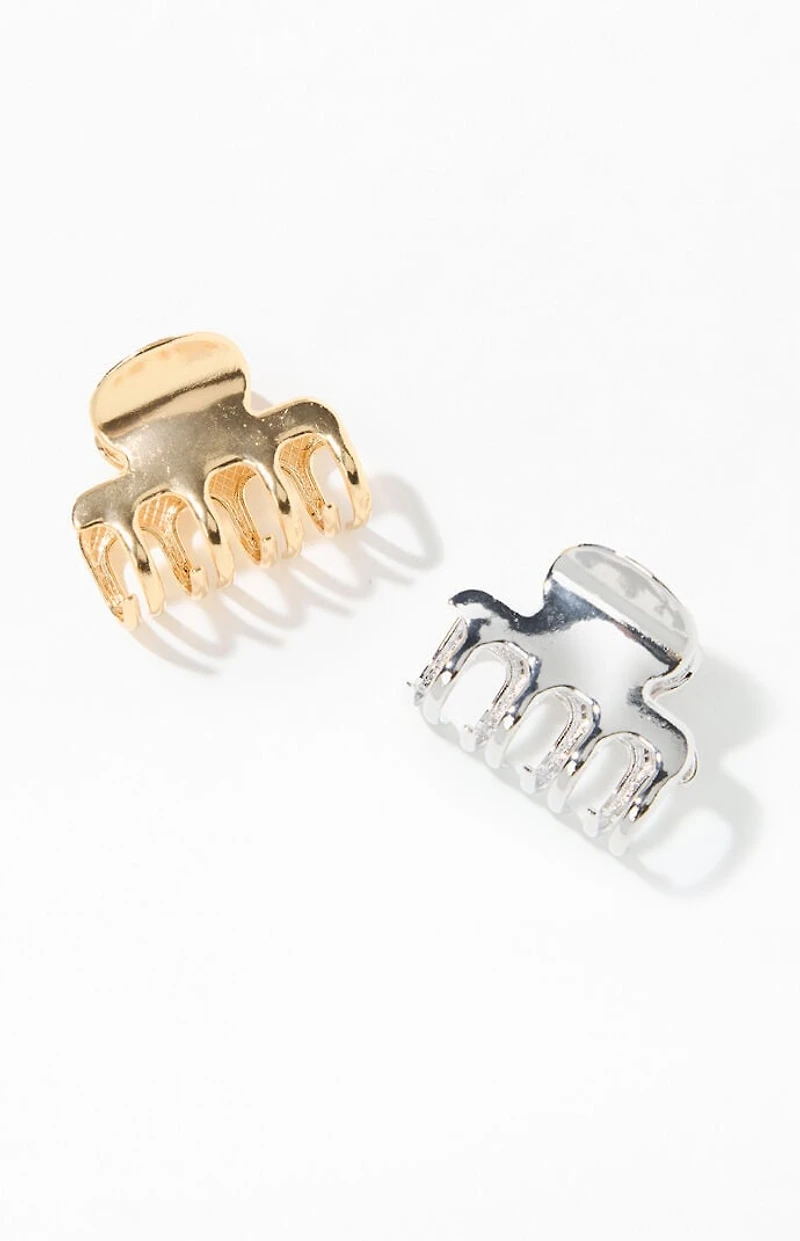 LA Hearts 2 Pack Metal Hair Claw Clips