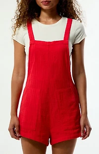 Billabong Beach Crush Denim Overalls