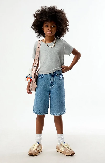 Pacsun Kids Medium Blue Baggy Denim Shorts