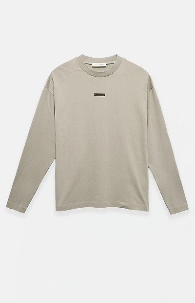 Fear of God ESSENTIALS Abbey Stone Classic Fit Long Sleeve T-Shirt