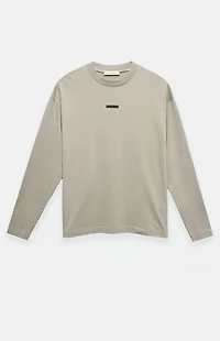 Fear of God ESSENTIALS Abbey Stone Classic Fit Long Sleeve T-Shirt