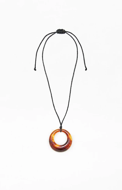 John Galt Tortoiseshell Charm Necklace
