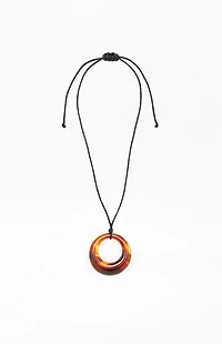 John Galt Tortoiseshell Charm Necklace