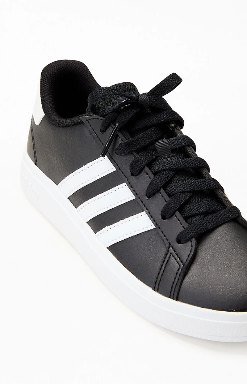 adidas Kids Black Grand Court 2.0 Shoes