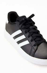 adidas Kids Black Grand Court 2.0 Shoes