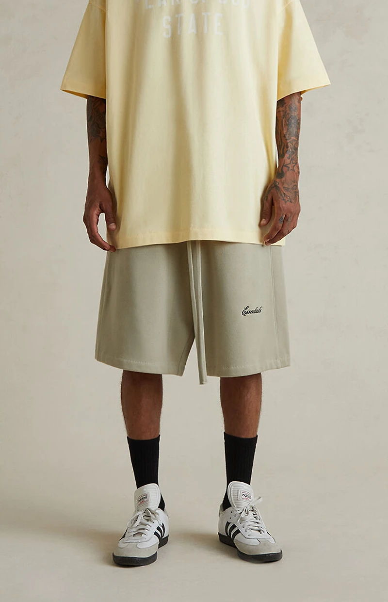 Fear of God ESSENTIALS Abbey Stone Basketball Fleece Sweat Shorts