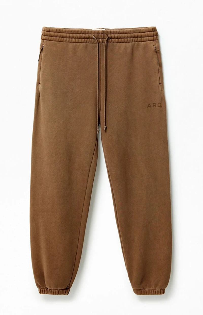A.R.C. Brown Fleece Jogger Sweatpants