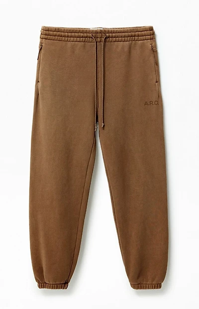 A.R.C. Brown Fleece Jogger Sweatpants