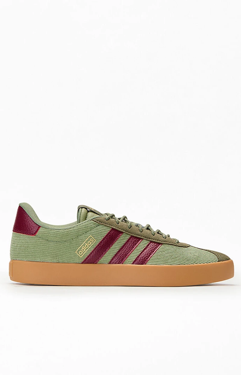 adidas Green Corduroy VL Court 3.0 Shoes
