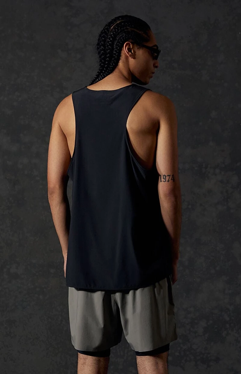 A.R.C. Black Active Standard Performance Tank Top