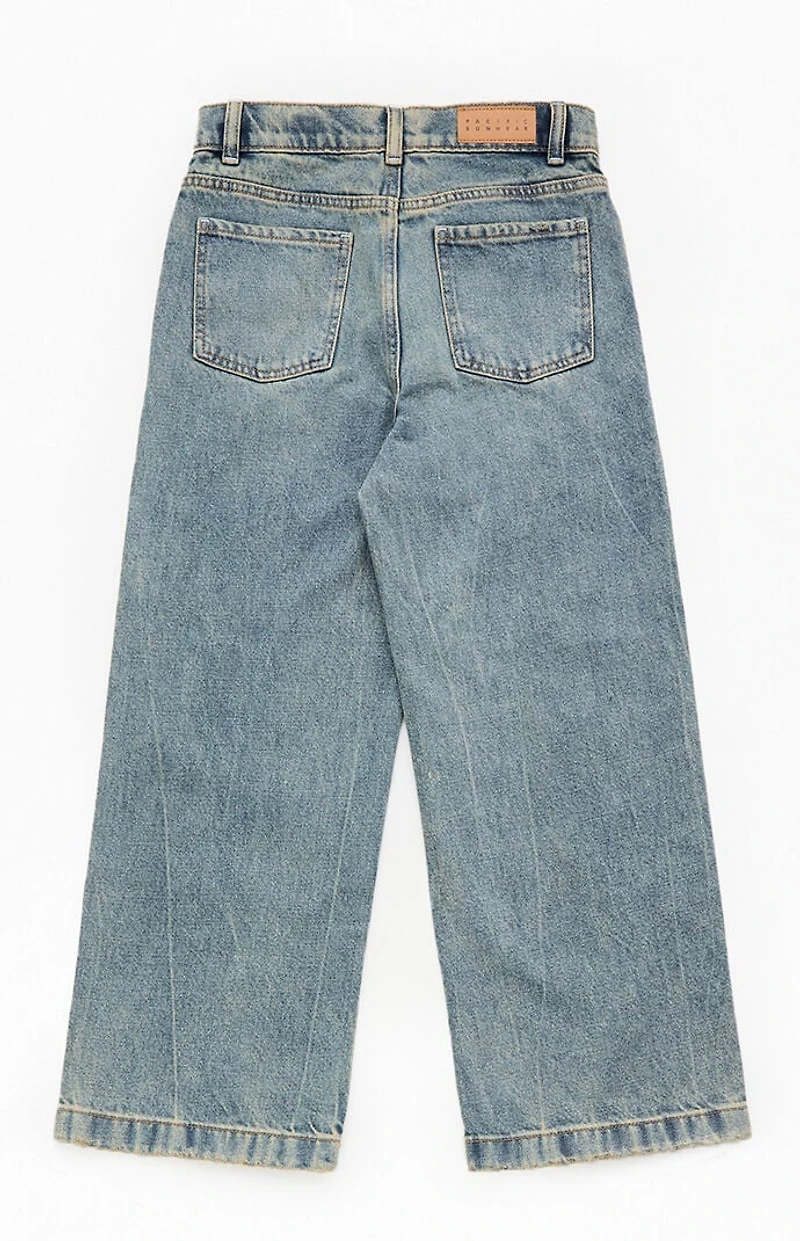 Pacsun Kids Baggy Jeans Light Indigo