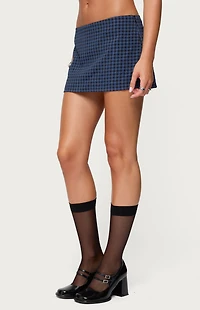 Edikted Winsley Gingham Mini Skor