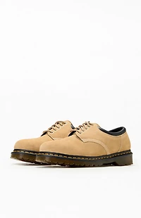 Dr Martens 8053 Tan Waxy Suede Shoes