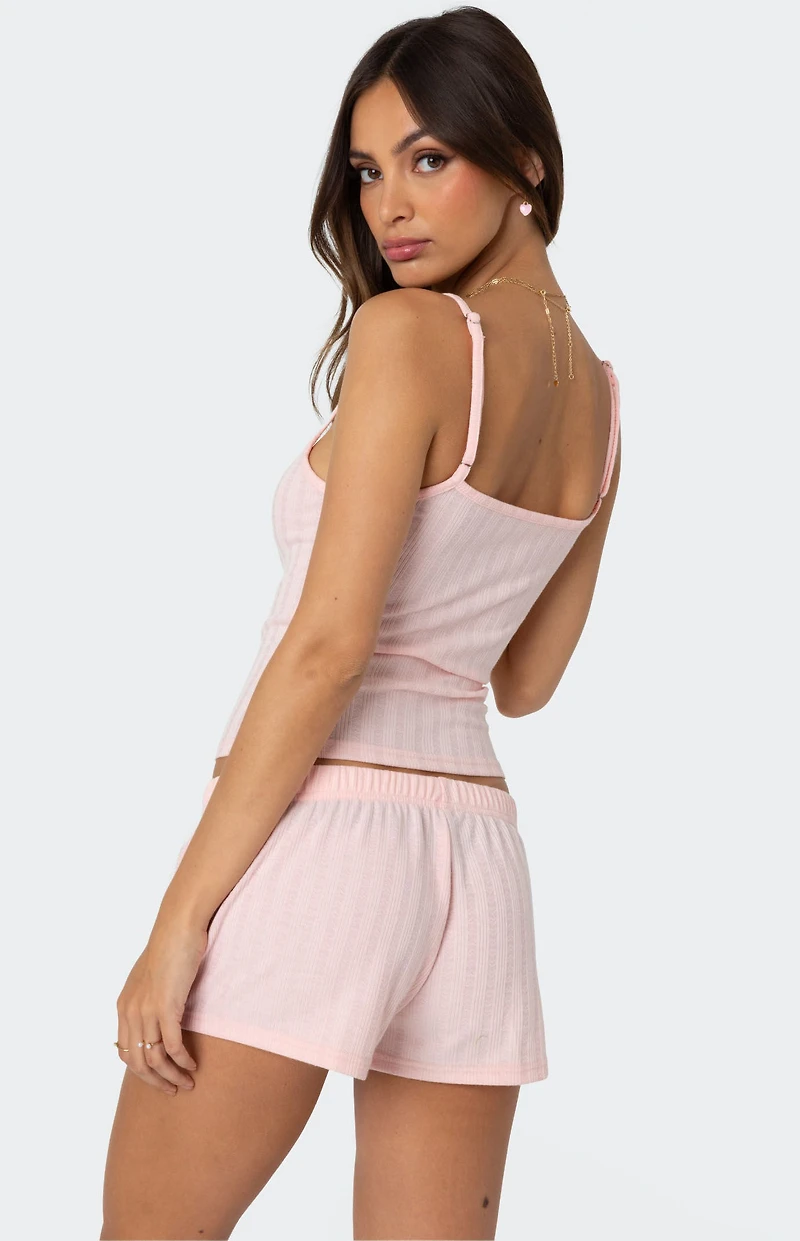 Edikted Irene Pointelle Tank Top