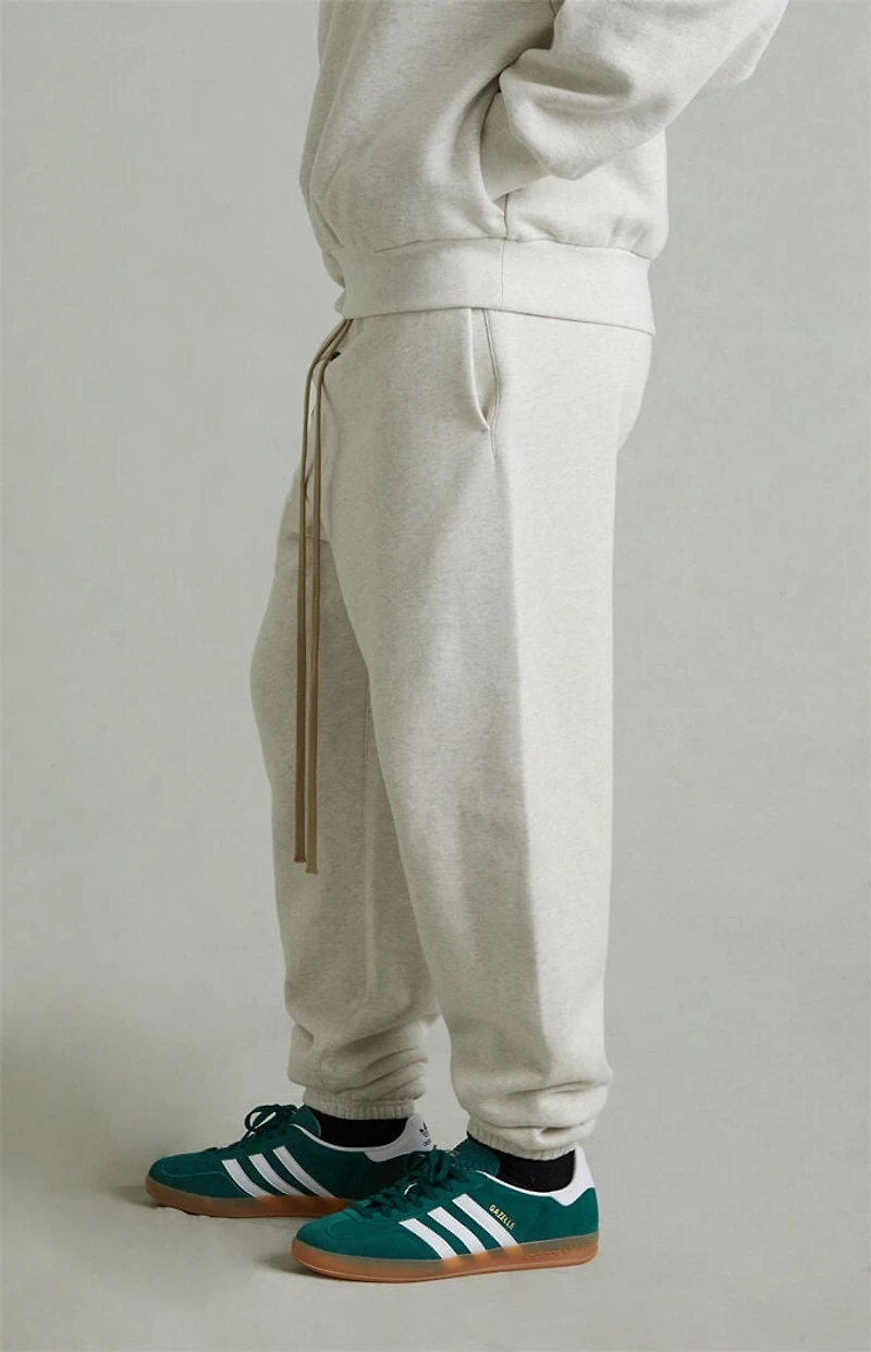 Fear of God ESSENTIALS Heather Oatmeal Classic Fleece Sweatpants