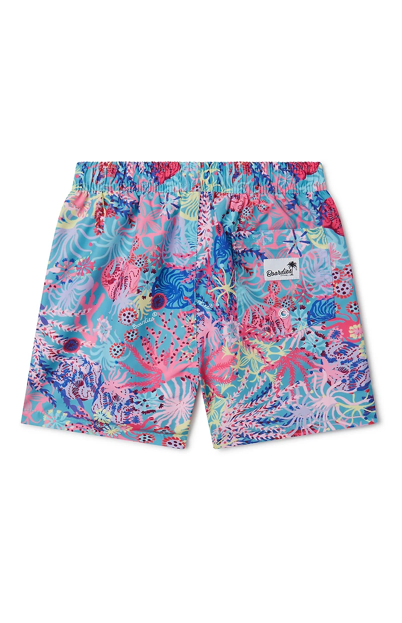 Boardies Kids Coral 5.5" Swim Trunks