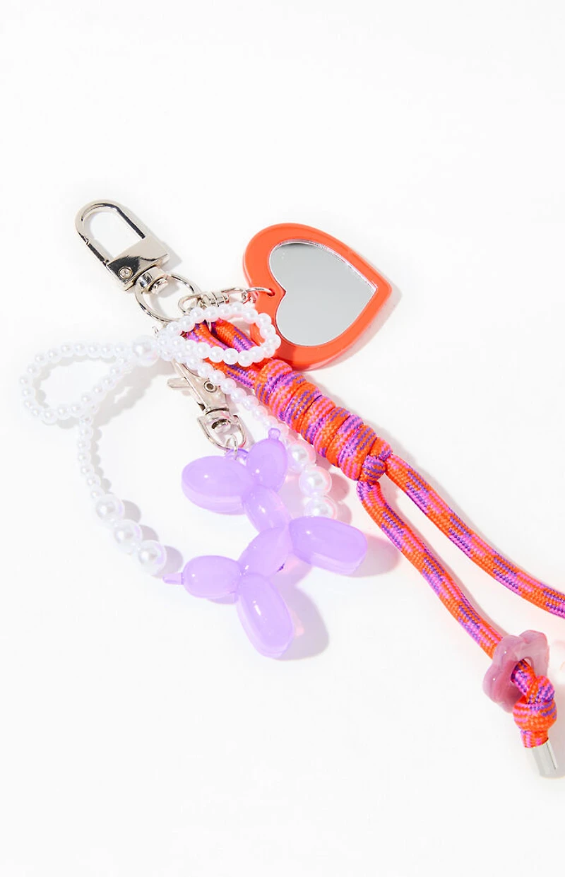 LA Hearts Olivia Mixed Bag Charm Keychain