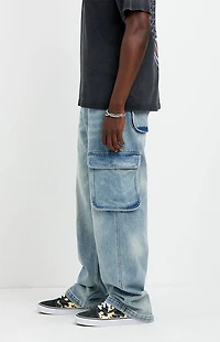 Pacsun Dylan Baggy Jeans Cargo Light Blue