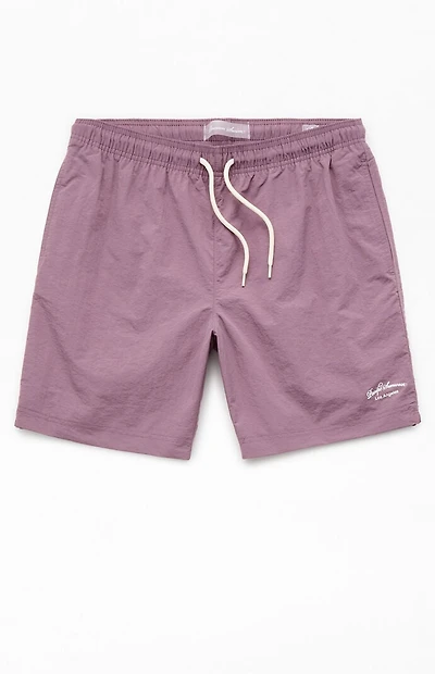 Pacsun Lavender Collegiate 6.5'' Swim Trunks