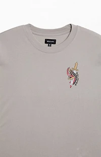 Brixton Sword Boxed Cropped T-Shirt