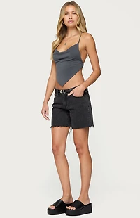 Edikted Tilla Backless Cowl Neck Top