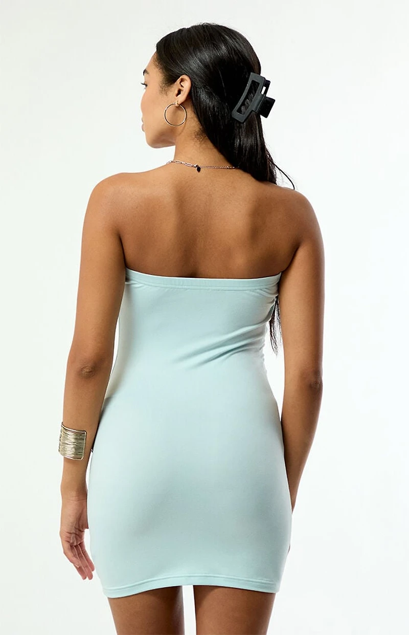 Third Charm Jada Strapless Cowl Mini Dress