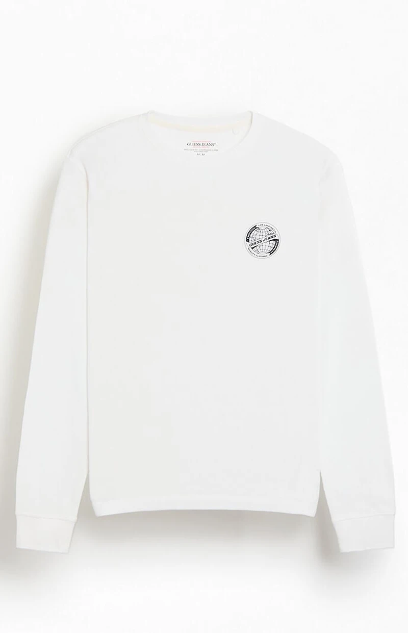 Guess Jeans Waffle Knit Long Sleeve T-Shirt